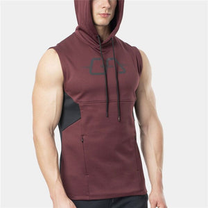 2019 Summer Men's brand Tank Top Hoodie Fitness Bodybuilding Muscle Cut Stringer Crossfits Workout Tank Top Activewear Male