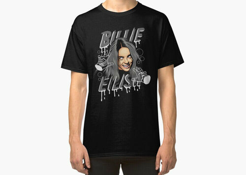 Billie Eilish Activewear Tops Men, Billie Color S,M,L,Xl,2Xl,3Xl T-Shirt Men'S