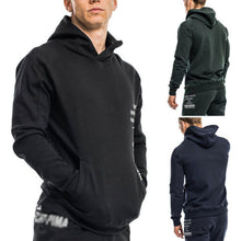 Load image into Gallery viewer, Fashion Autumn Men&#39;s Gym Sport Hoodies 2018 New Casual Solid Long Sleeve Hooded Sweatshirt Activewear Outwear Coat M-2XL