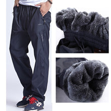 Load image into Gallery viewer, Grandwish Men Winter Sweatpants Warm Fleece Thick Pants Mens Loose Elastic Waist Pants Casual Pants Trousers With Pockets,DA897