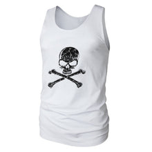 Load image into Gallery viewer, Men&#39;s Vivid Workout Tank Tops Vest Sexy Fitted Men&#39;s Tank Men Fitness Tees Muscle Men Activewears printing Skull Cotton Muscle