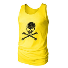 Load image into Gallery viewer, Men&#39;s Vivid Workout Tank Tops Vest Sexy Fitted Men&#39;s Tank Men Fitness Tees Muscle Men Activewears printing Skull Cotton Muscle