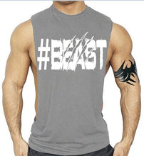 Load image into Gallery viewer, OA  Men&#39;s Beast Activewear Armhole Workout Sleeveless vest Bodybuilding Tank Top Gym Fit