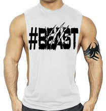 Load image into Gallery viewer, OA  Men&#39;s Beast Activewear Armhole Workout Sleeveless vest Bodybuilding Tank Top Gym Fit